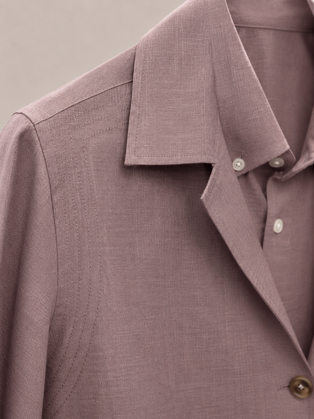 Dusty Pink Linen Shacket