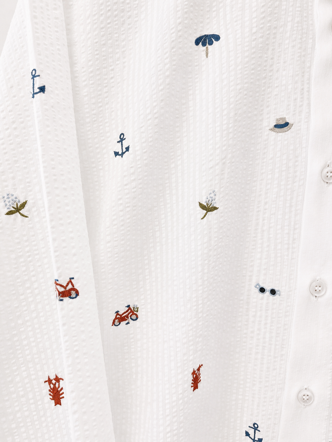 Coastal Escape Seersucker Shirt