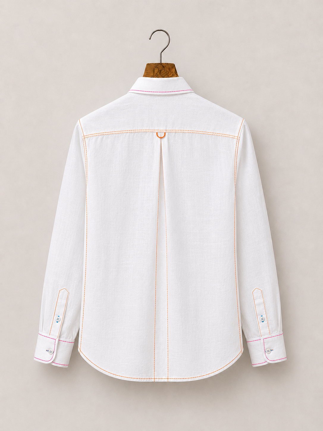 White Linen with Signature Contrast Shirt