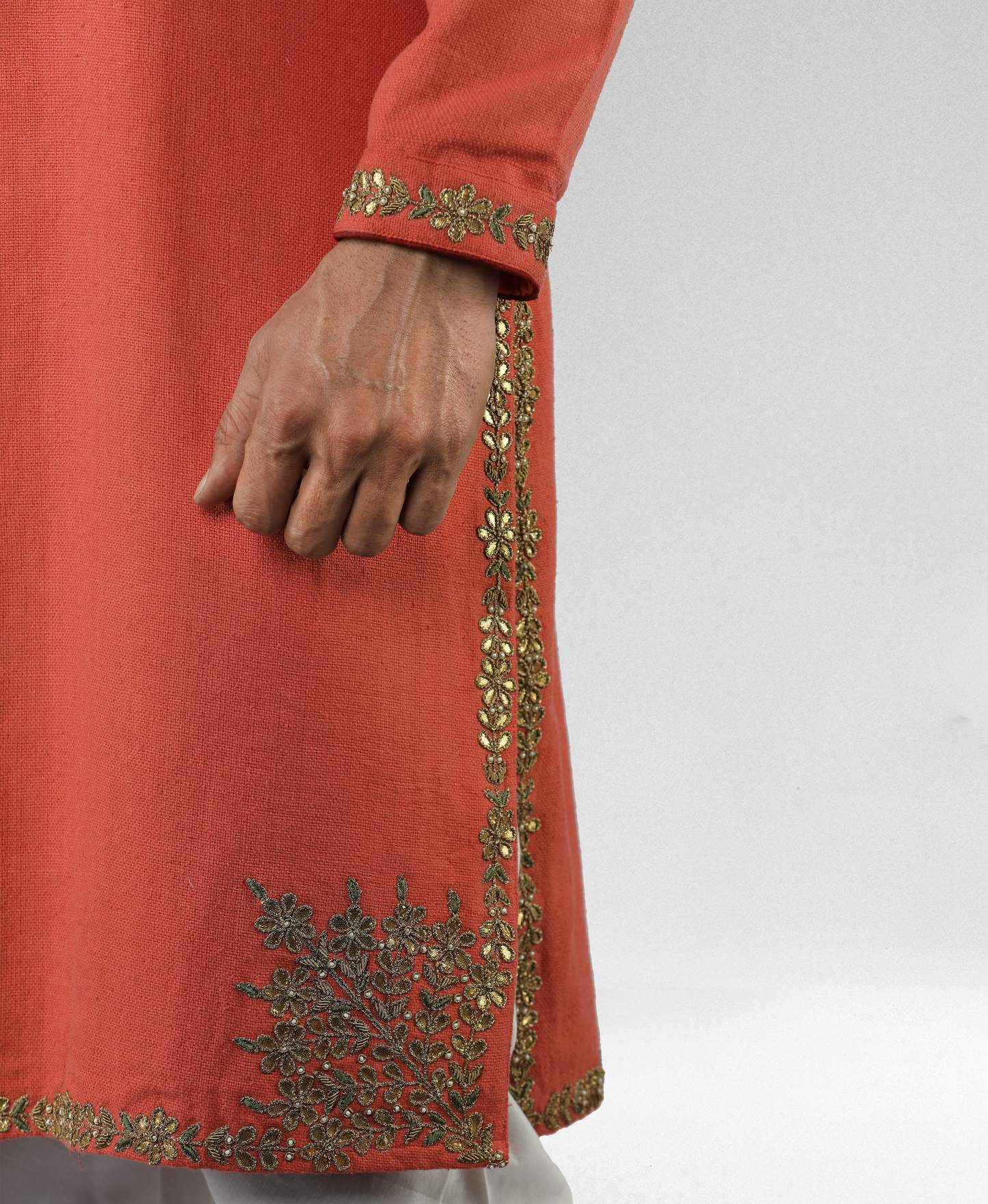 Gota Embroidered Kurta