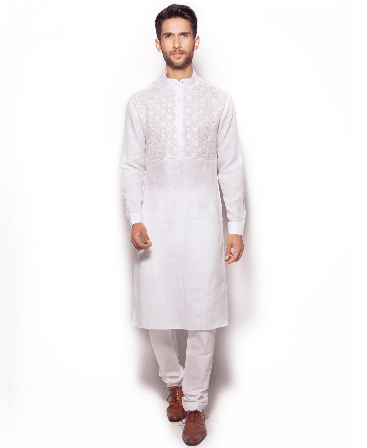 White Linen Kurta