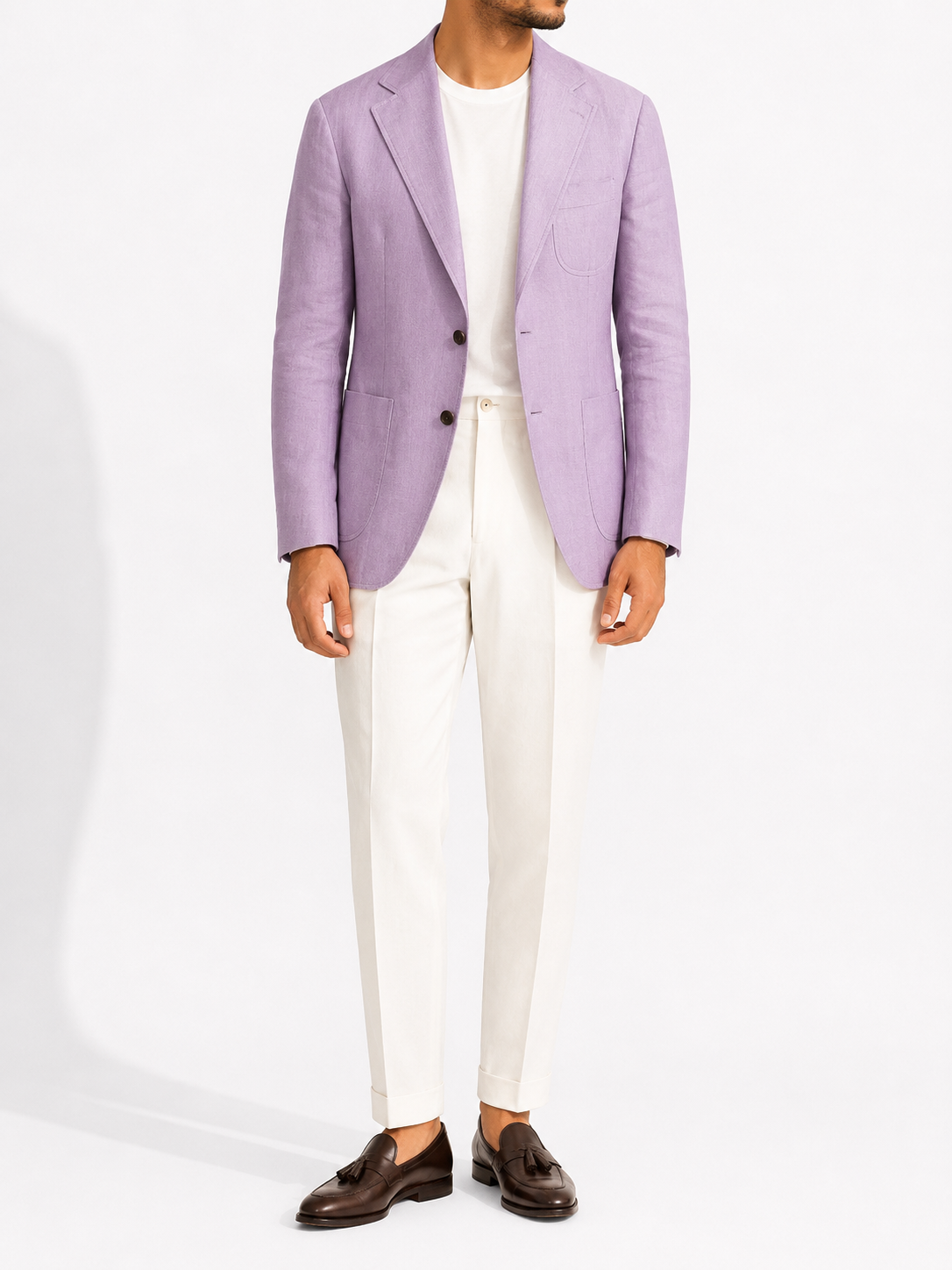 Lavender Linen Blazer