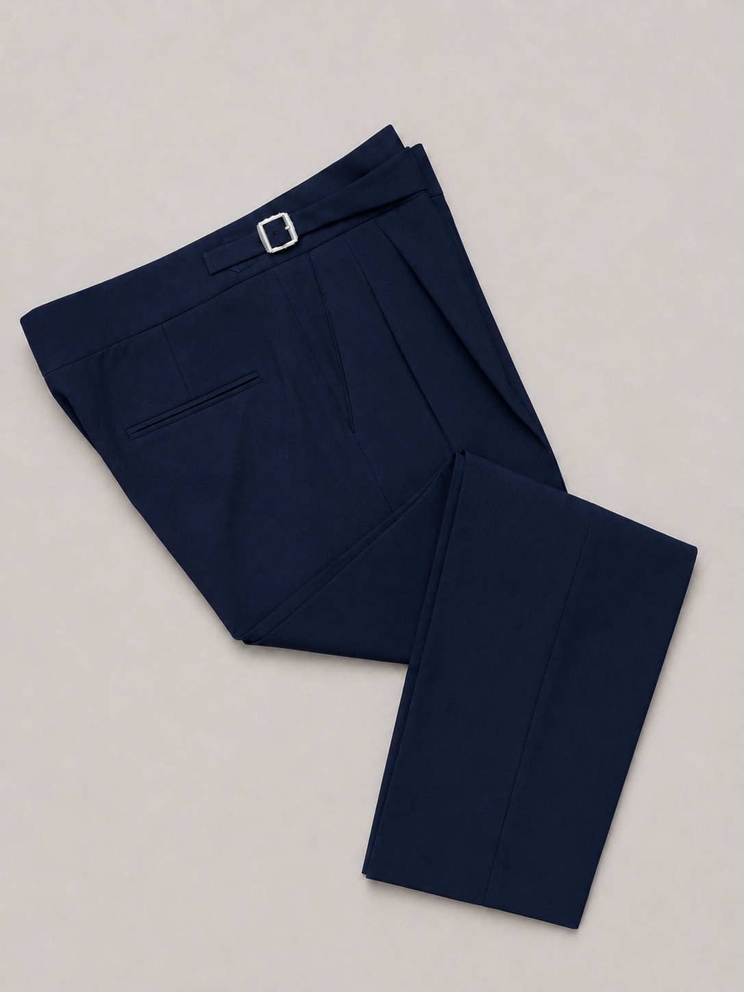 Midnight Navy Double Buckle Gurkha Trousers