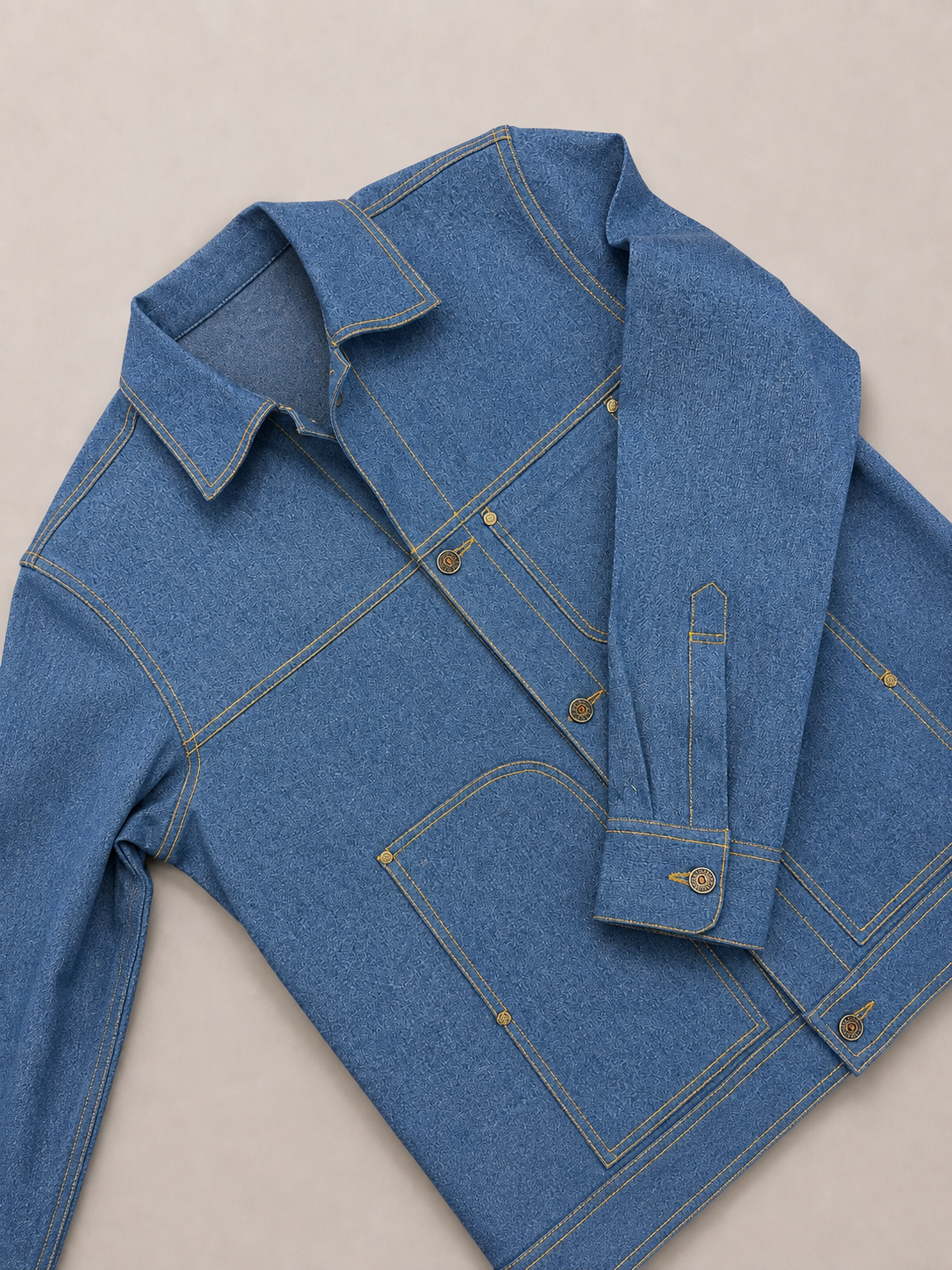 Vintage Blue Denim Shacket