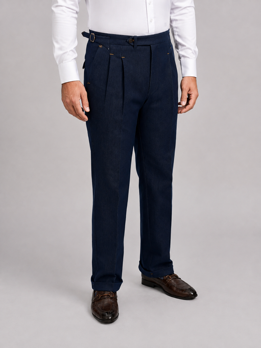 American Fold Midnight Blue Gurkha Denim
