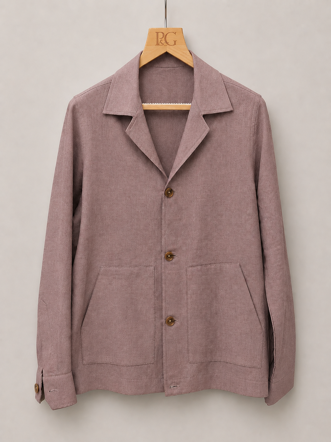 Dusty Pink Linen Shacket