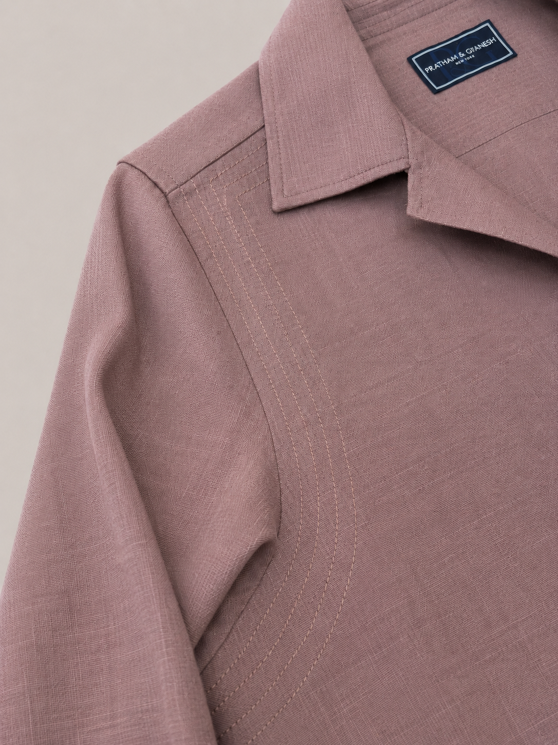 Dusty Pink Linen Shacket