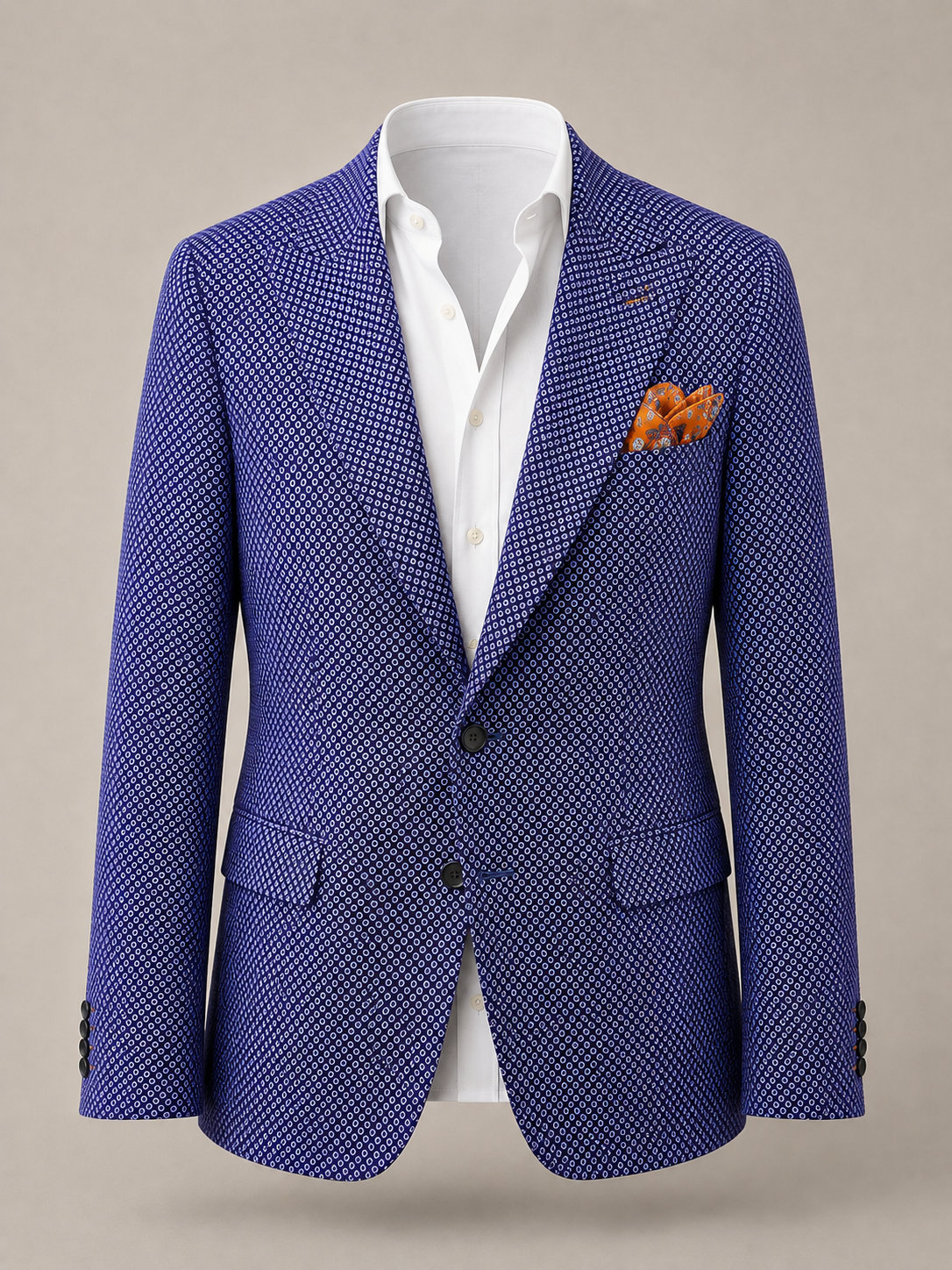 Azure Mosaic Dinner Blazer