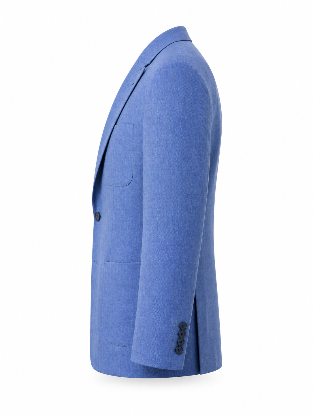 Azure Merino Wool Blazer