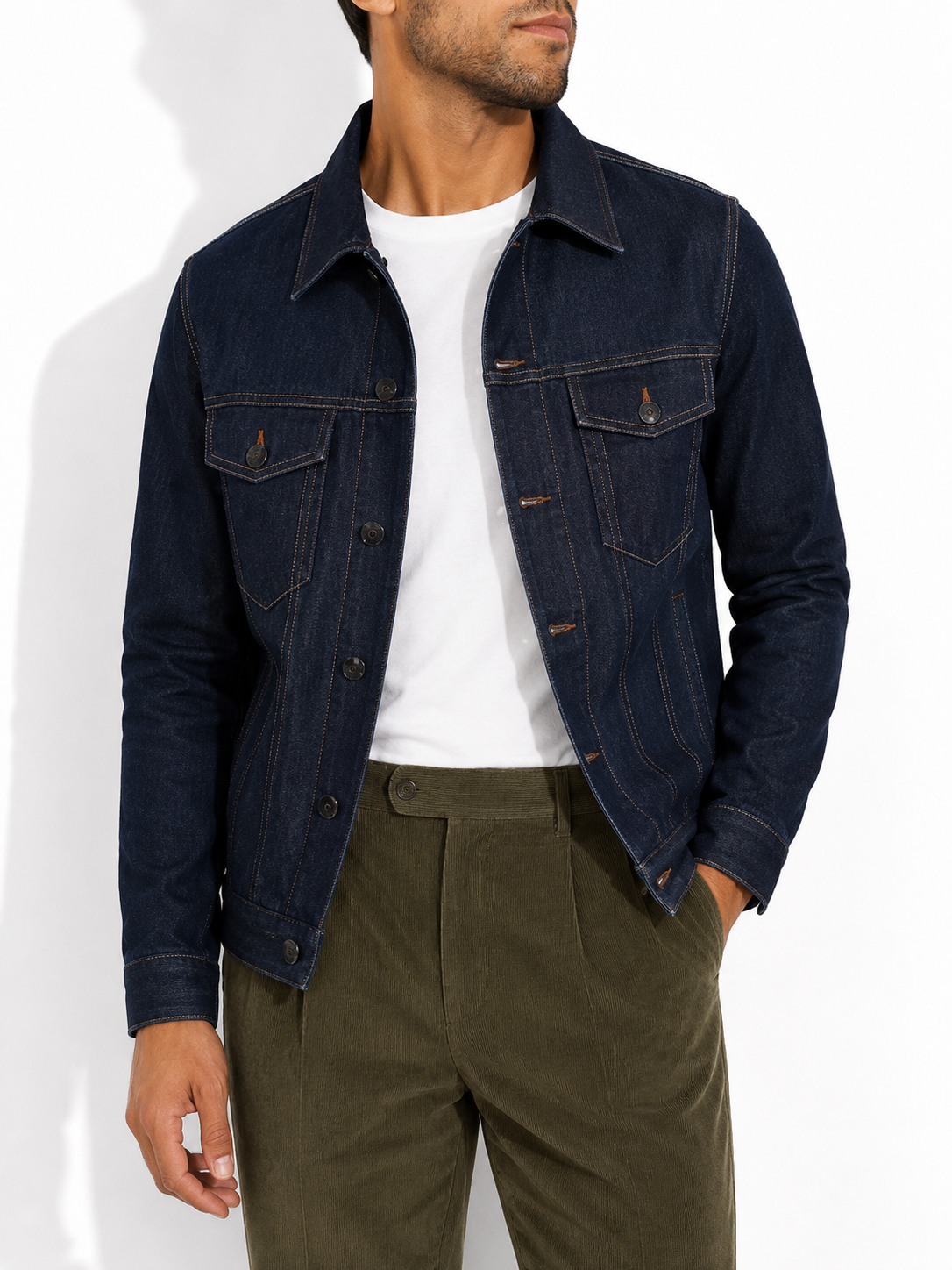 Midnight Blue Denim Shacket