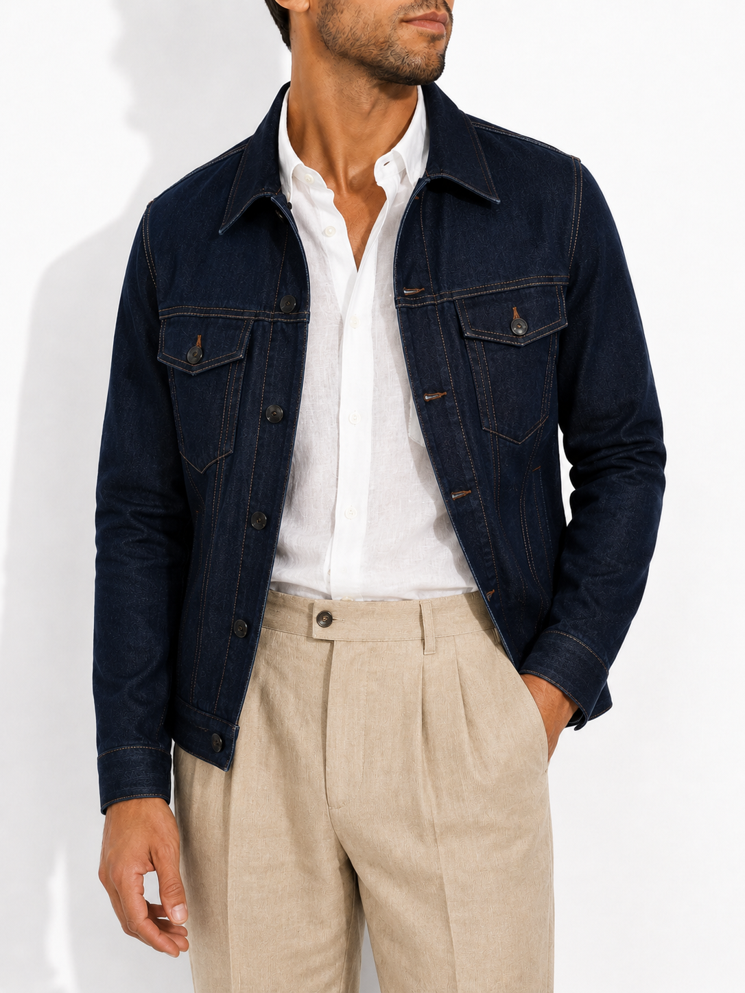 Midnight Blue Denim Shacket