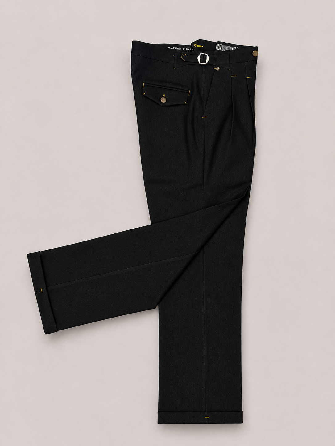 American Fold Black Gurkha Denim