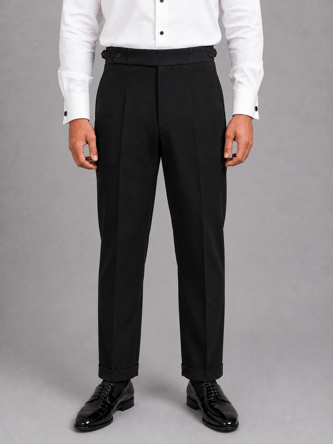 Midnight Black Tuxedo Trouser