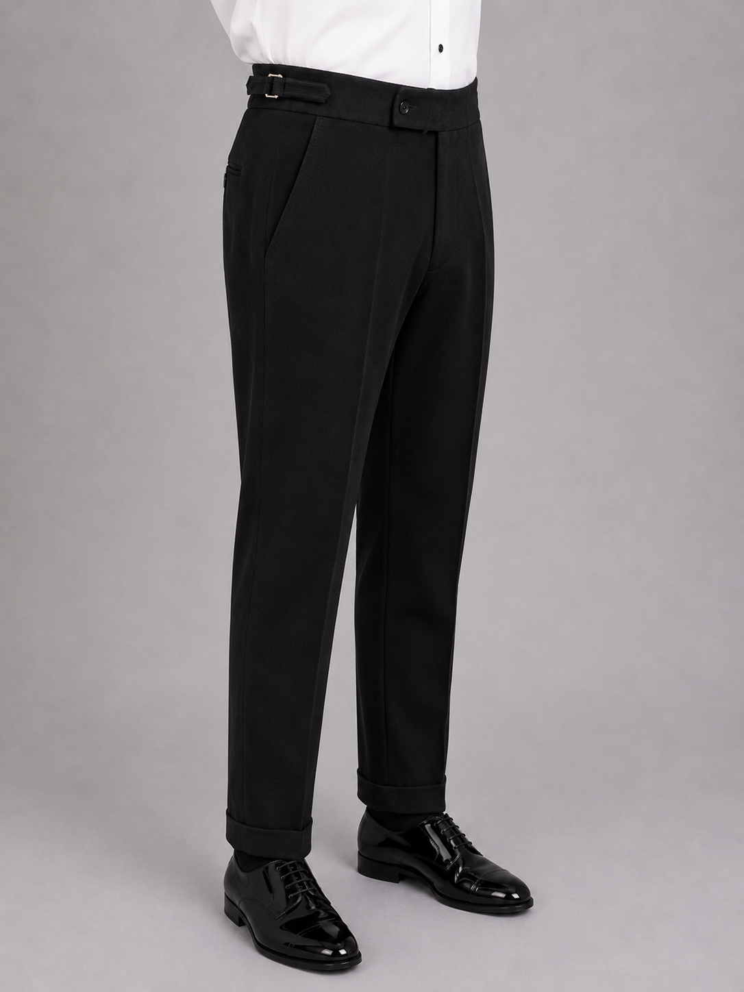 Midnight Black Tuxedo Trouser