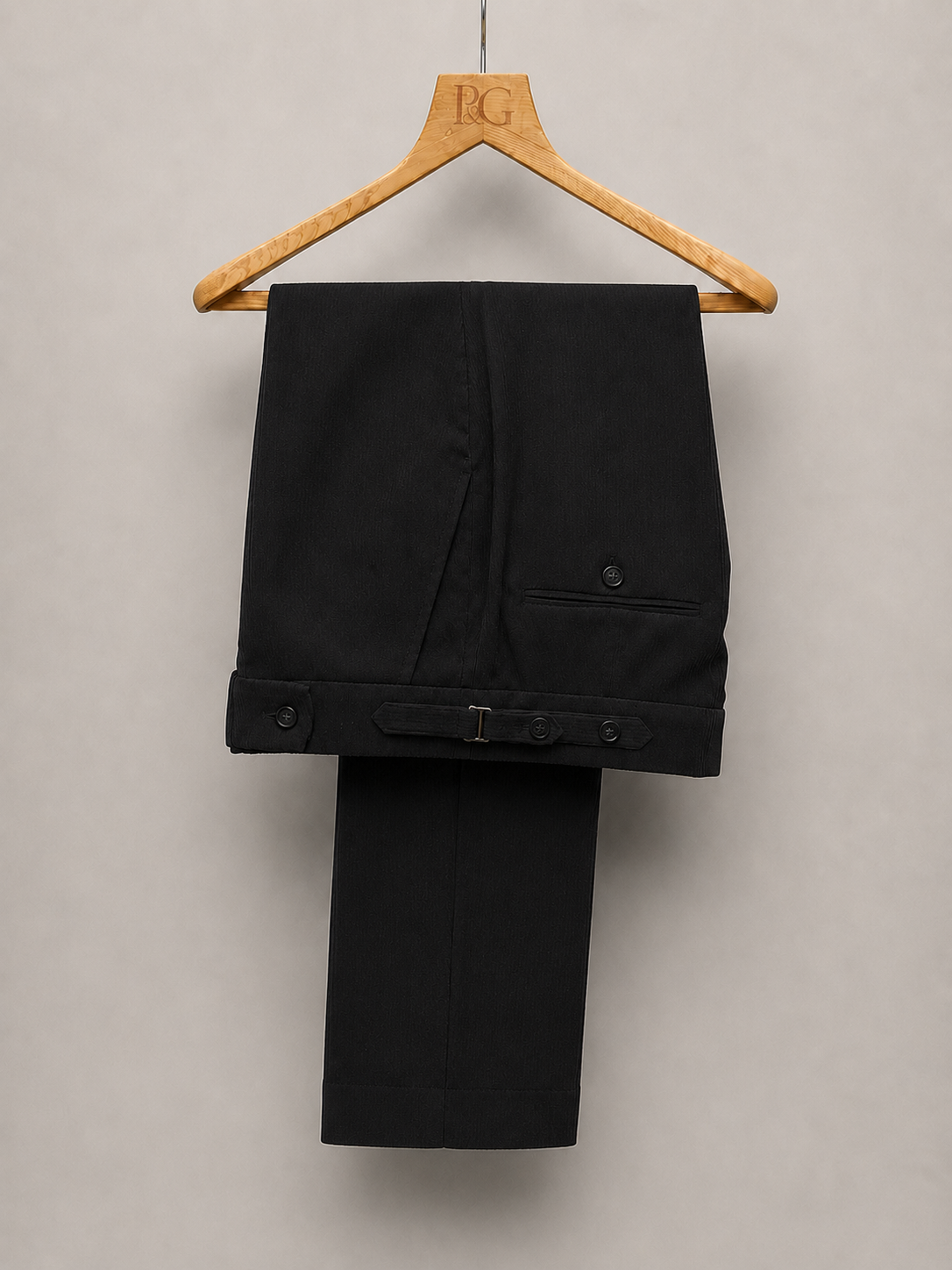 Midnight Black Tuxedo Trouser