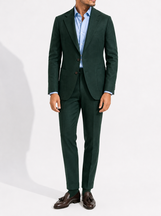Deep Forest Green Tailored Blazer
