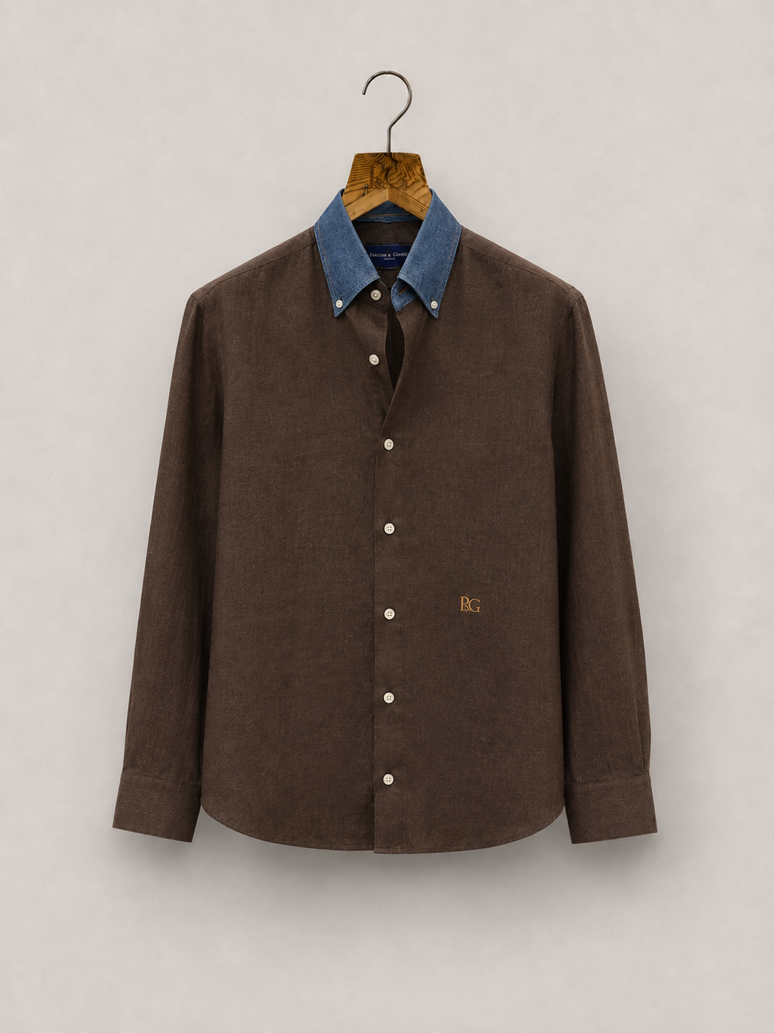 Chocolate Indigo Linen Shirt