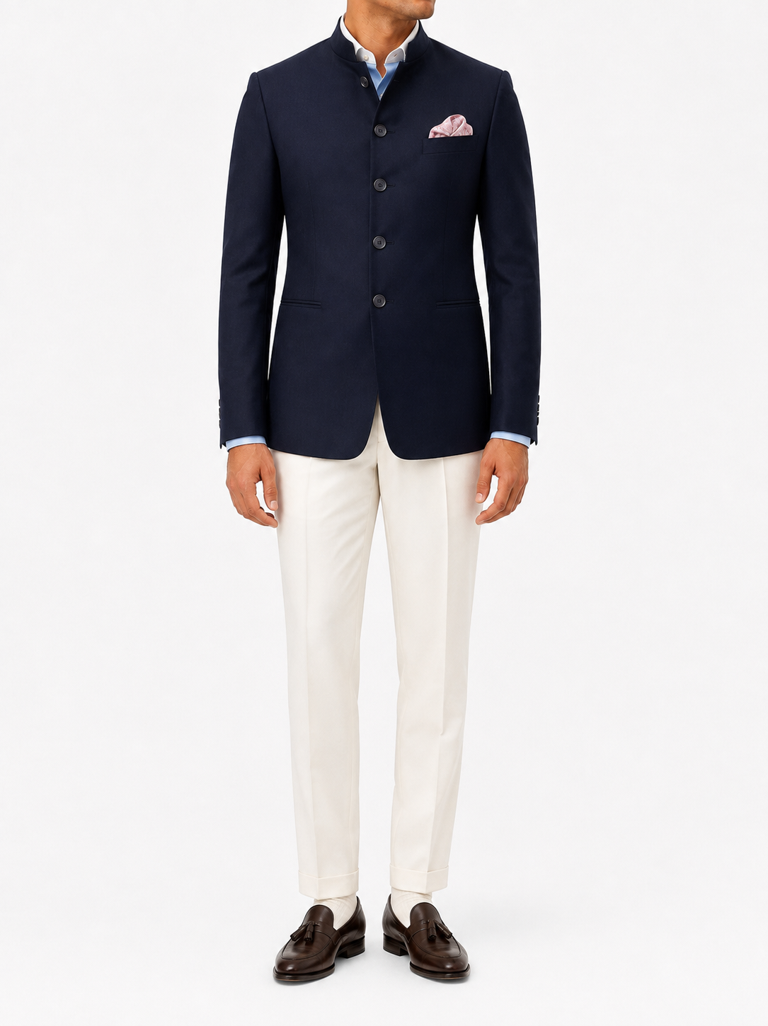 Midnight Navy Classic Bandhgala