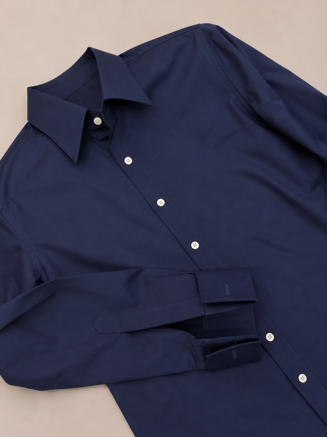 Midnight Navy French Cuff Shirt