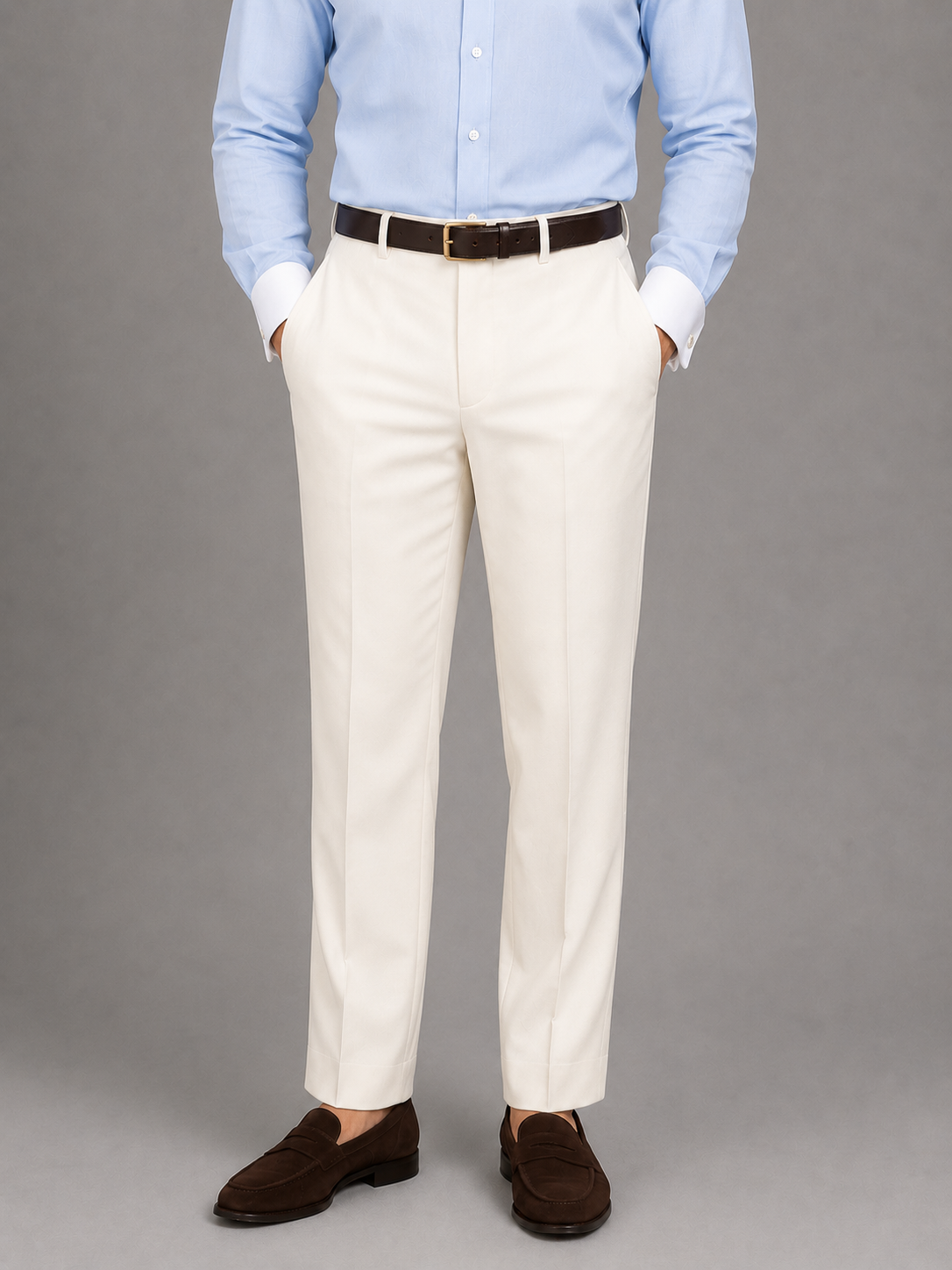 Ivory Classic Tailored Trouser