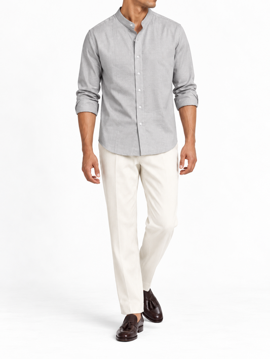 Light Grey 60 Lea Linen Shirt