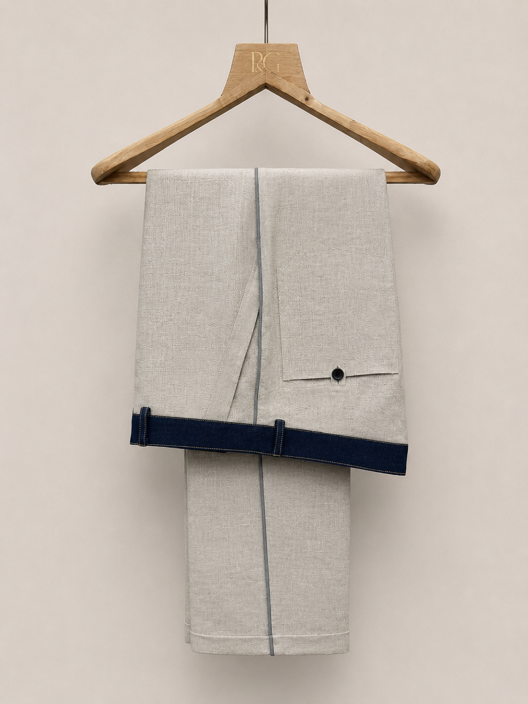 Natural Linen Lounge Trousers