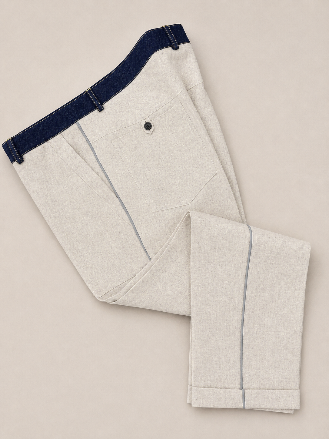 Natural Linen Lounge Trousers