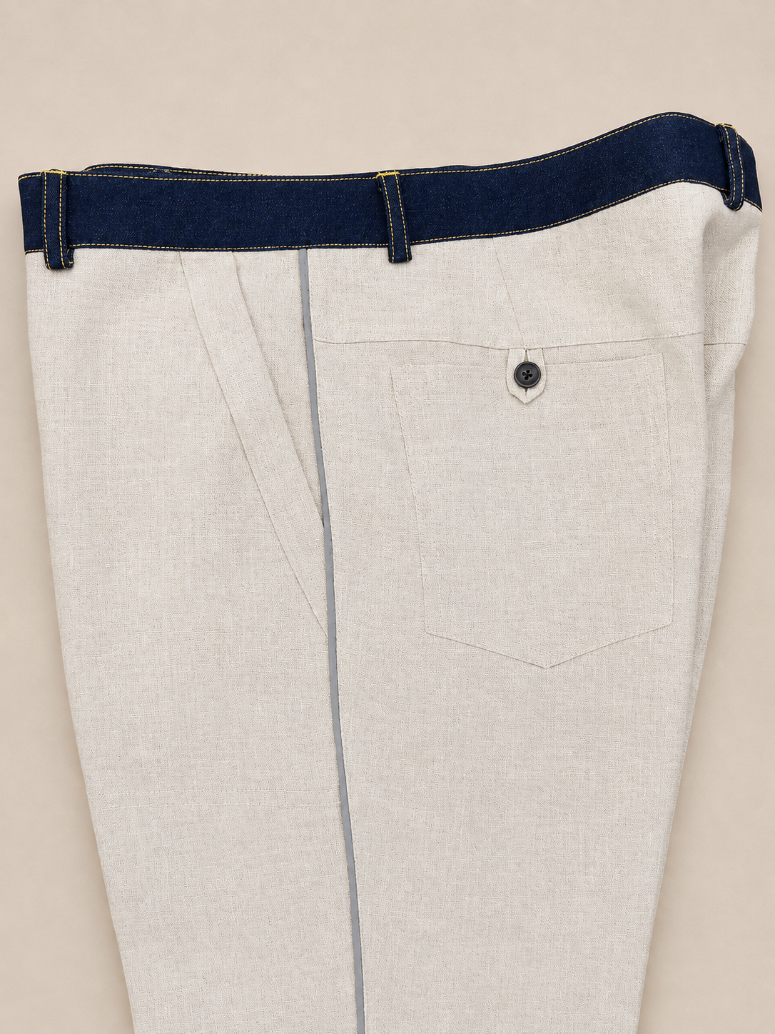 Natural Linen Lounge Trousers