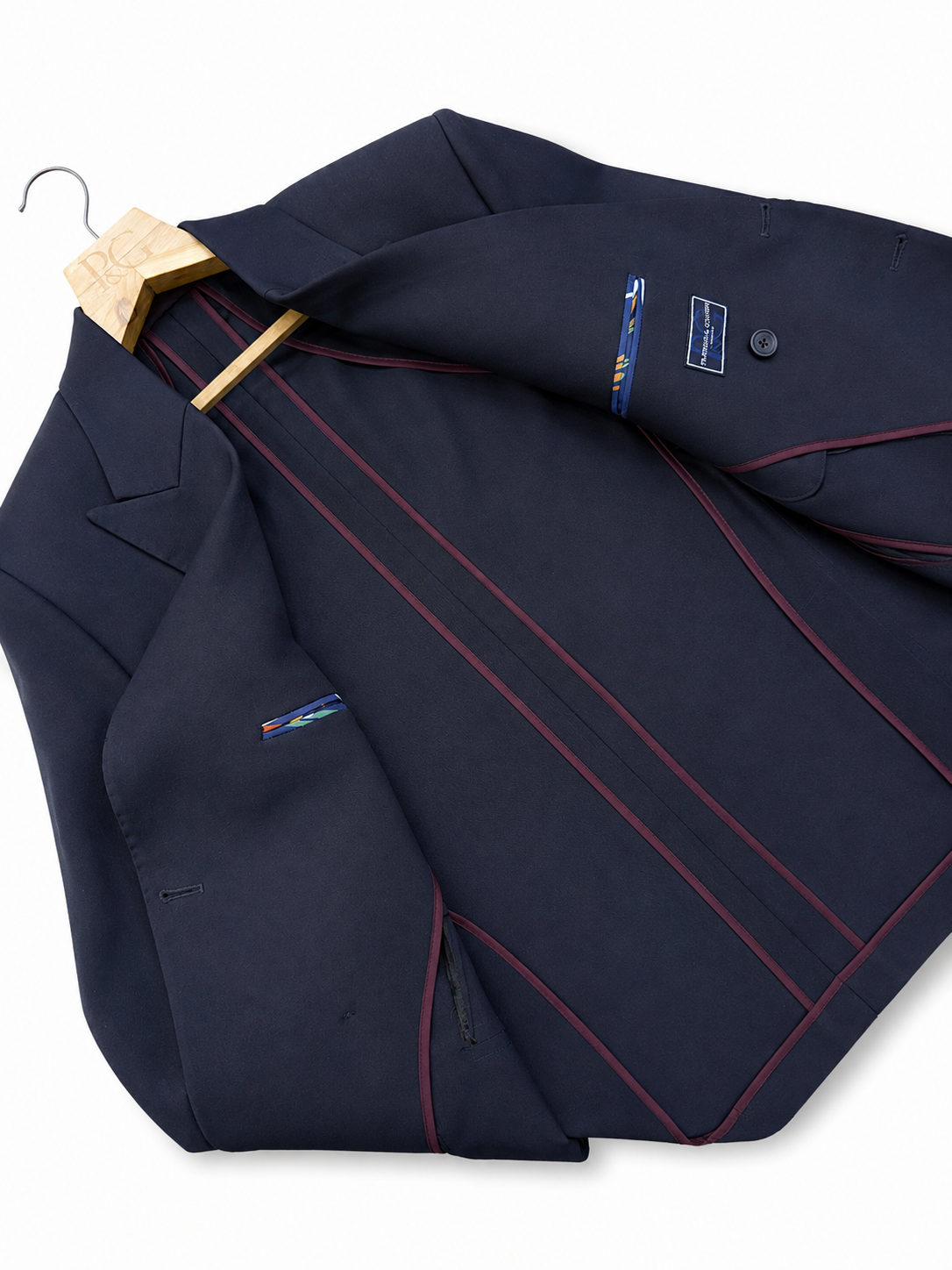 Midnight Navy Double-Breasted Blazer