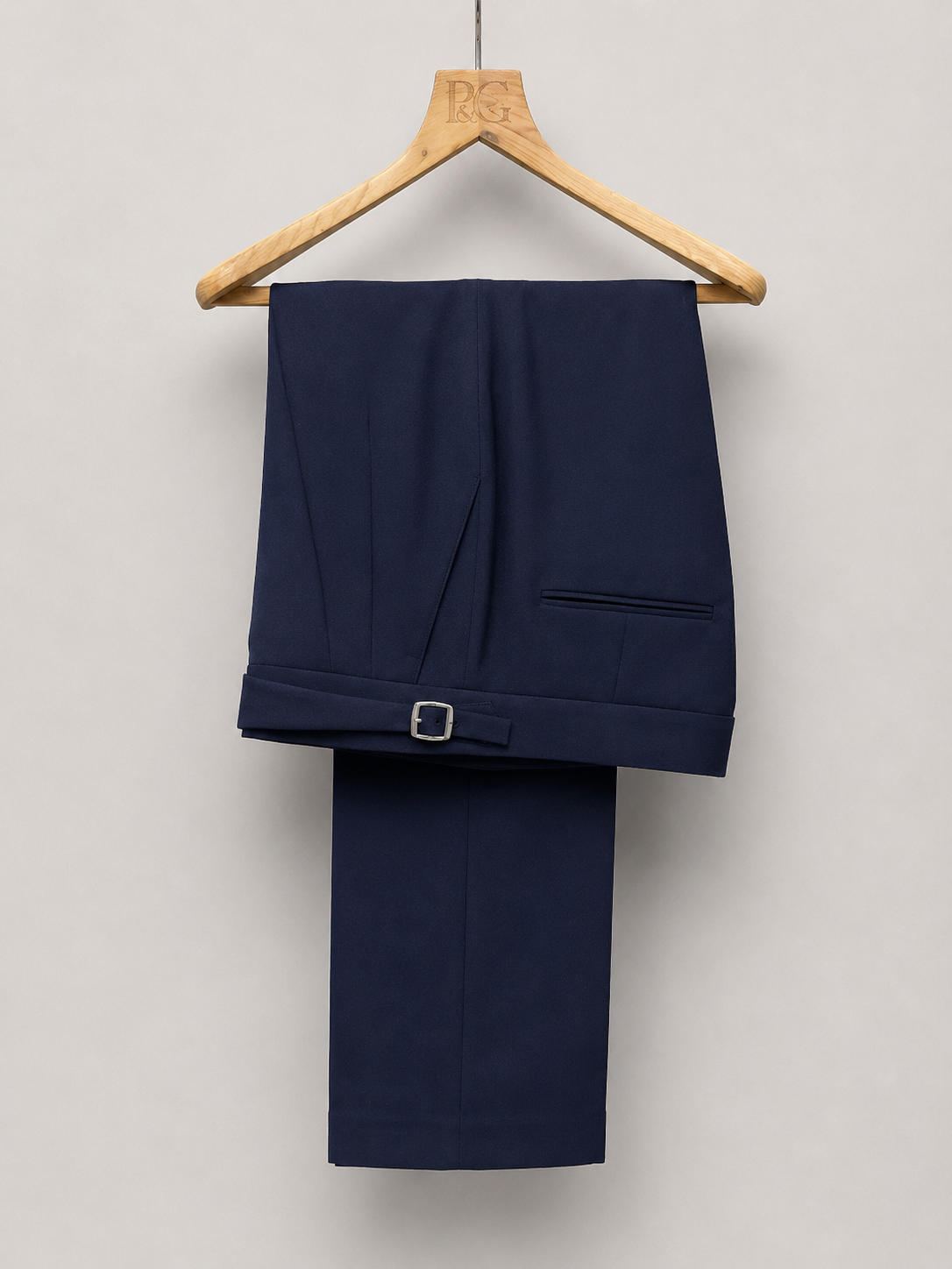 Midnight Navy Double Buckle Gurkha Trousers