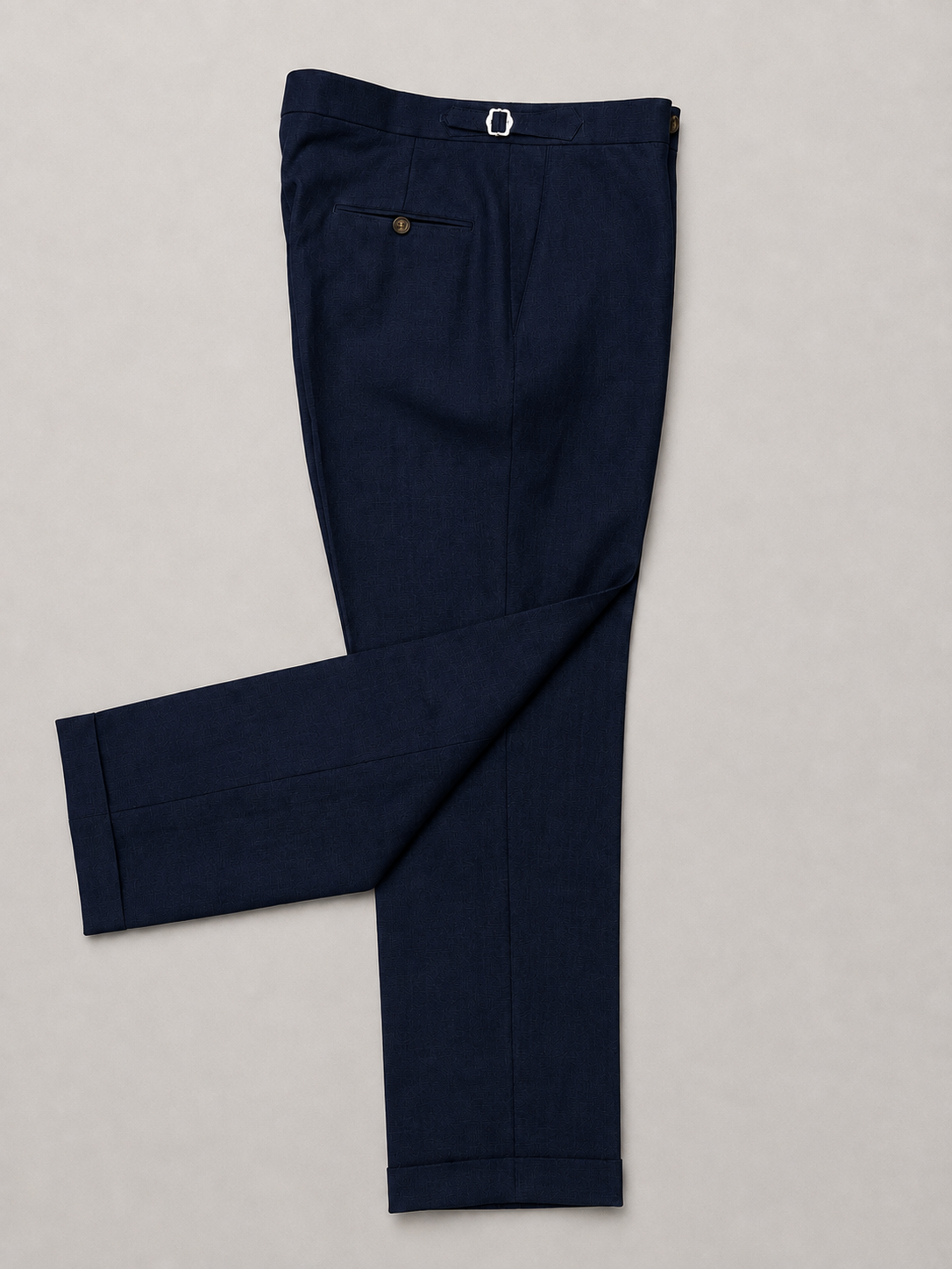 Midnight Blue Linen Trousers
