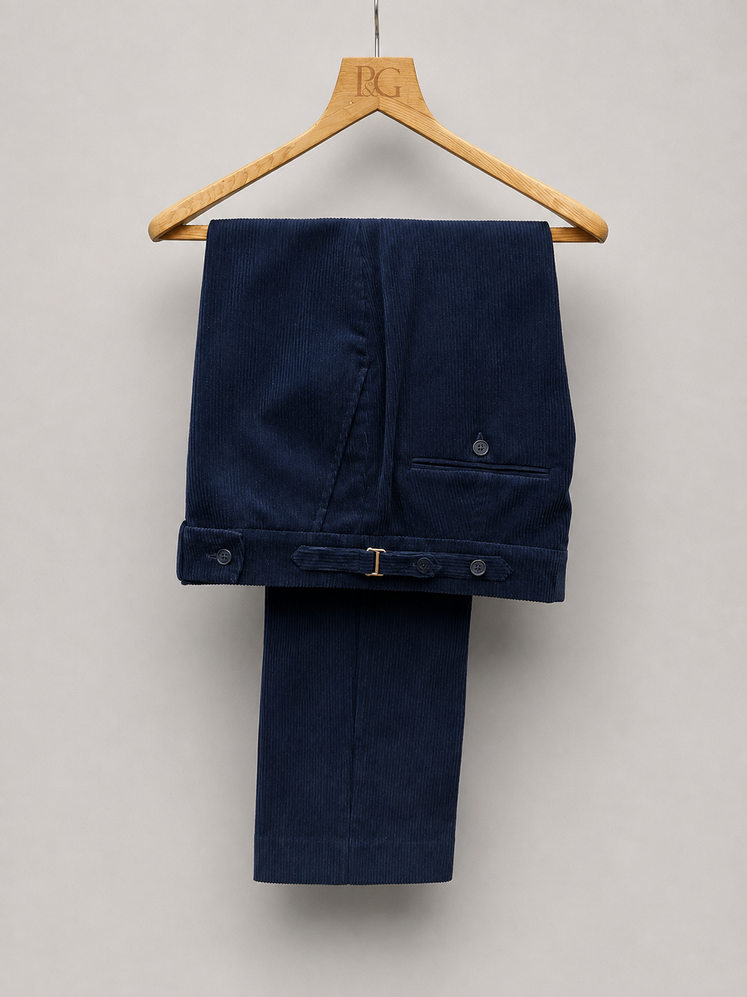 Midnight Navy Corduroy Gurkha Trousers