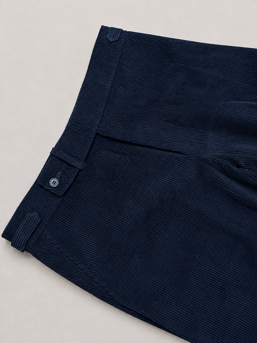 Midnight Navy Corduroy Gurkha Trousers