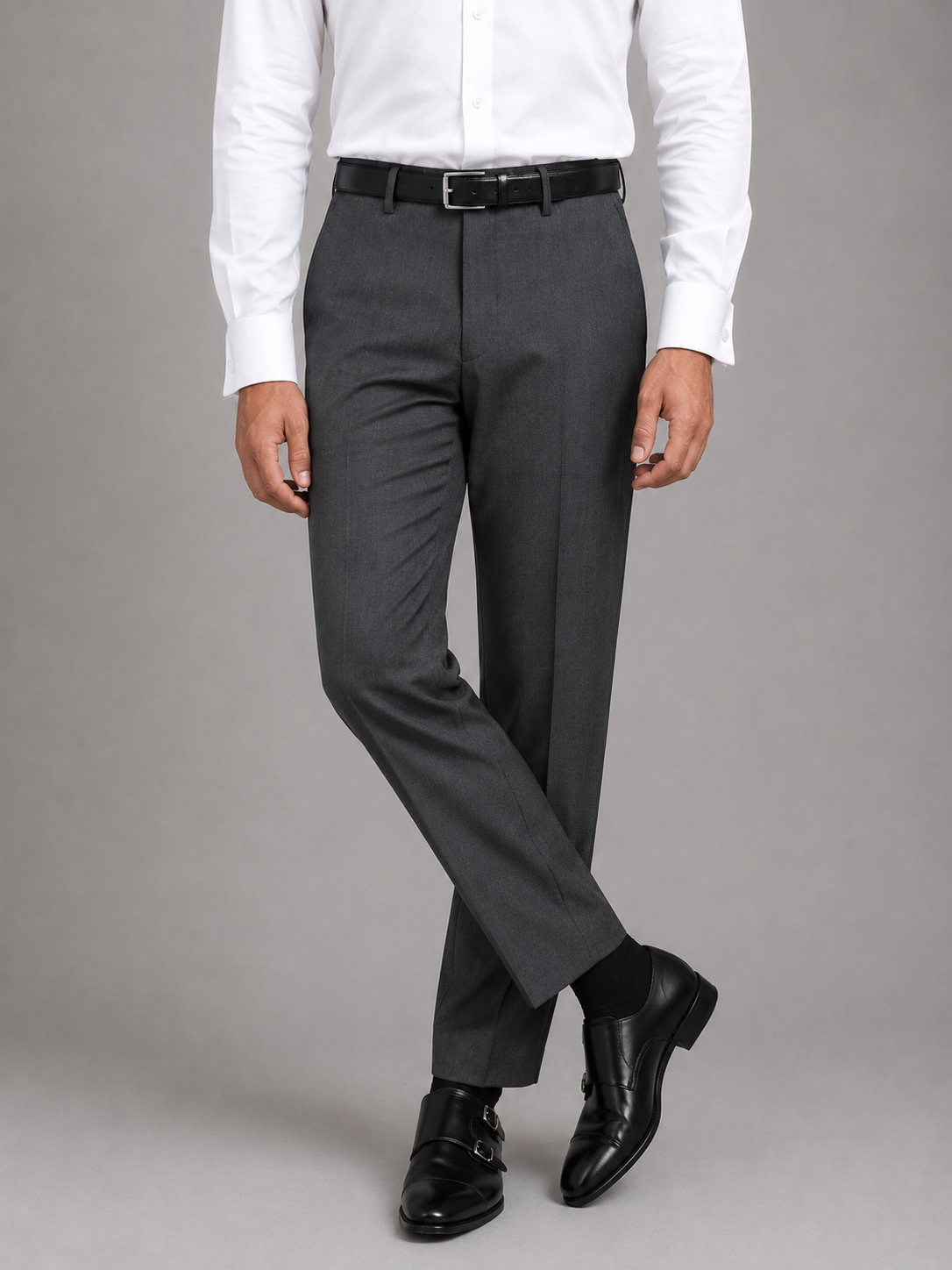 Charcoal Grey Tailored Trouser