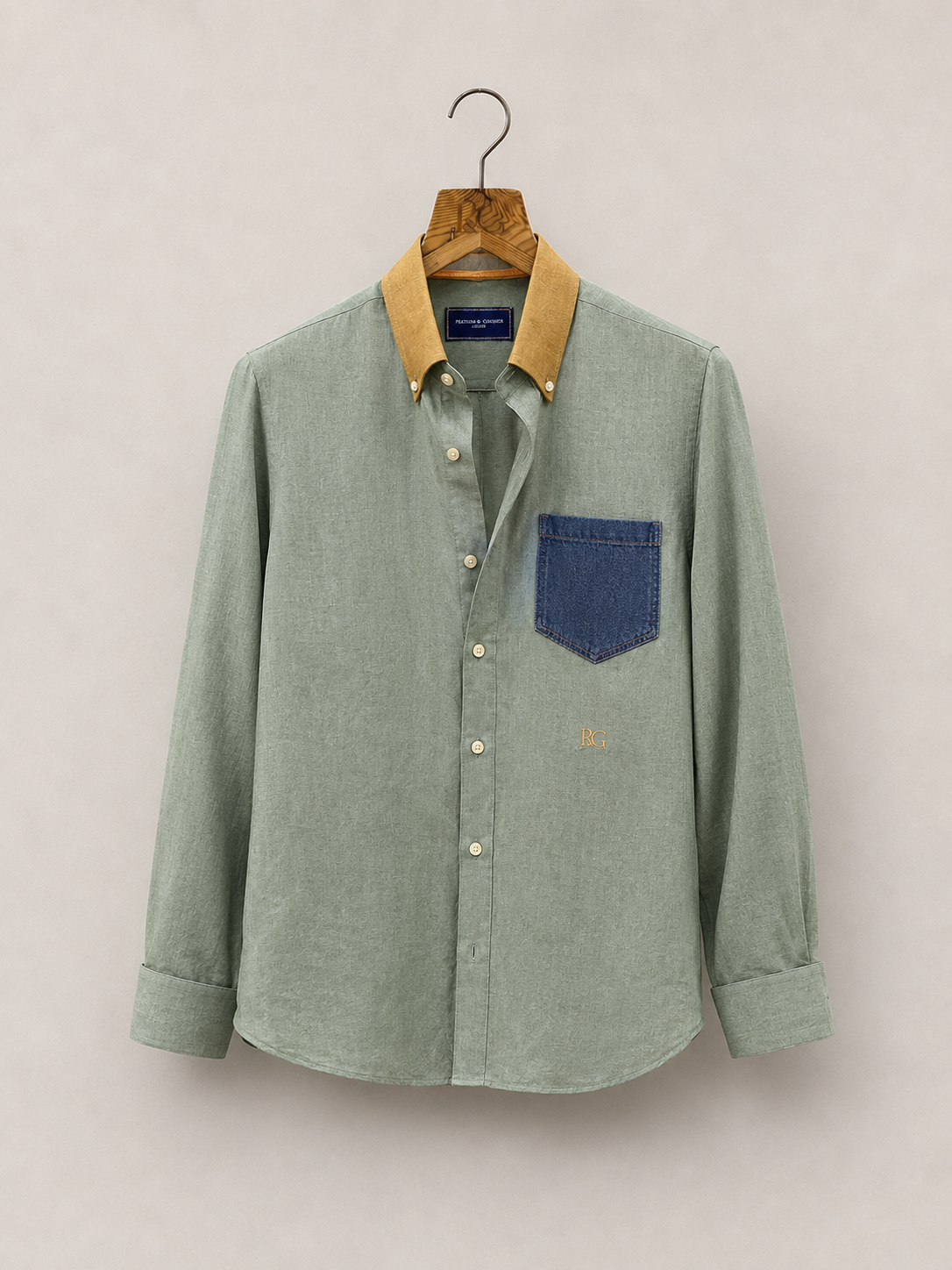 Sage Artisan Linen Shirt