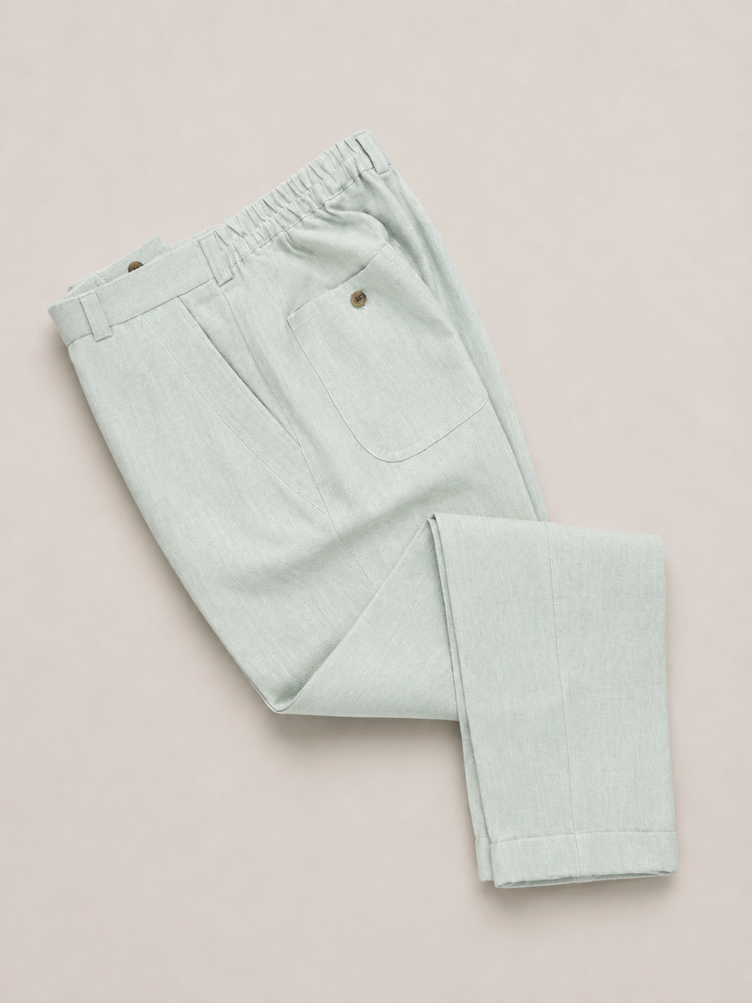 Sea Foam Linen Lounge Pants