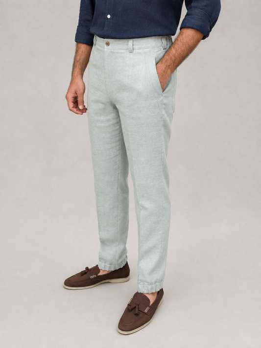 Sea Foam Linen Lounge Pants