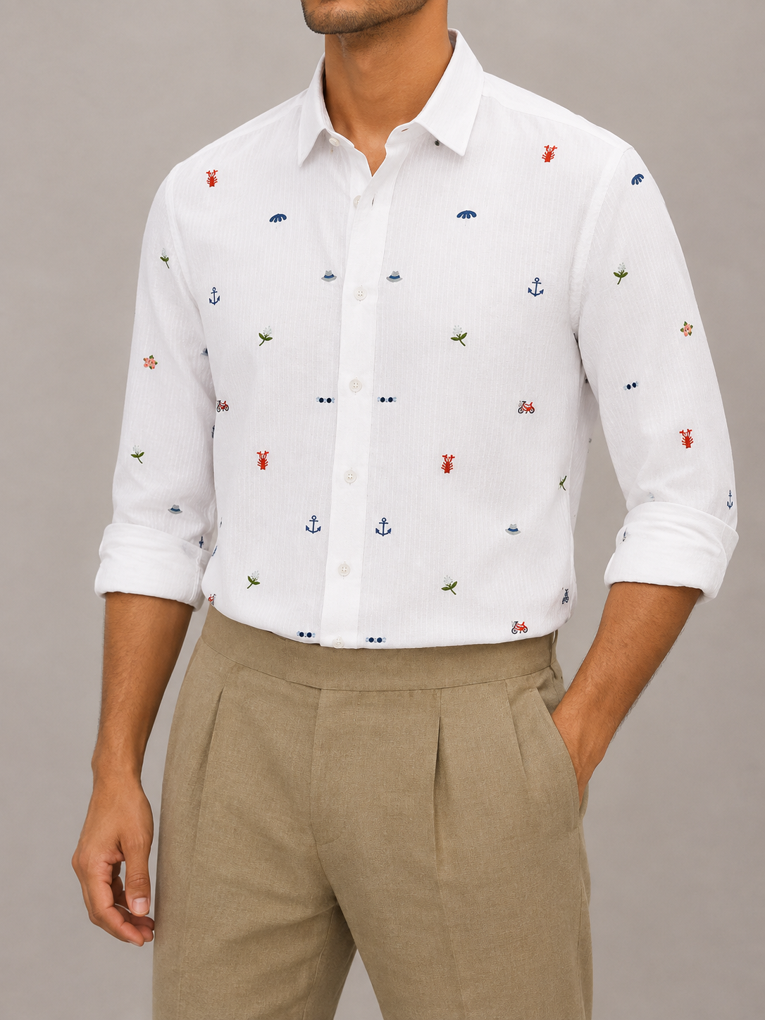 Coastal Escape Seersucker Shirt
