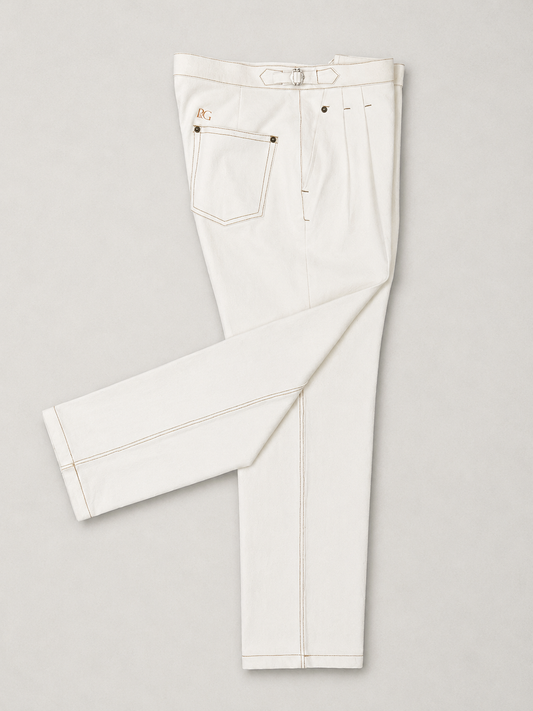 Tailored White Denim